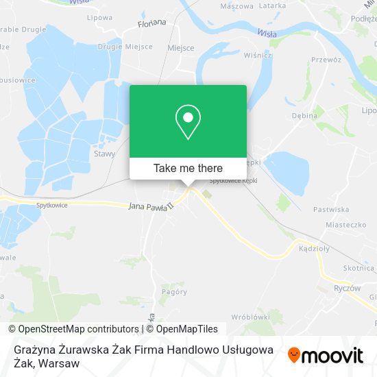 Grażyna Żurawska Żak Firma Handlowo Usługowa Żak map