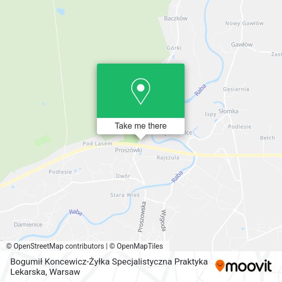 Bogumił Koncewicz-Żyłka Specjalistyczna Praktyka Lekarska map