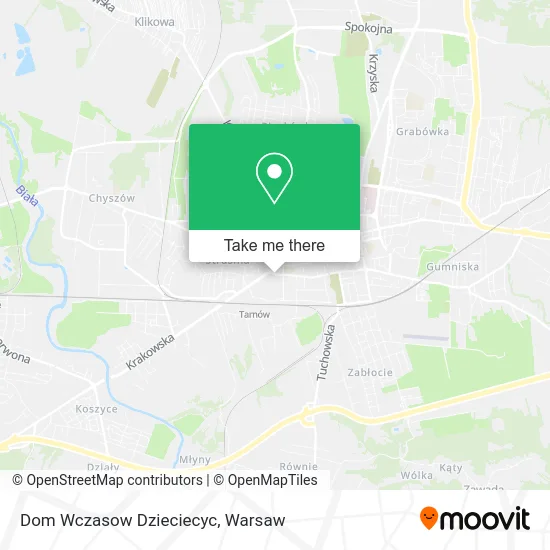 Карта Dom Wczasow Dzieciecyc