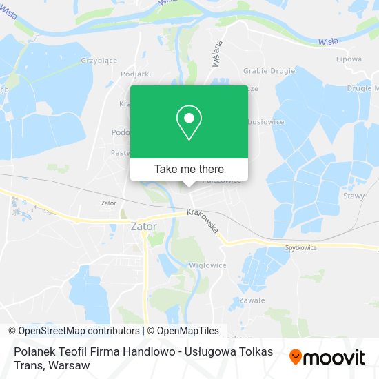 Polanek Teofil Firma Handlowo - Usługowa Tolkas Trans map