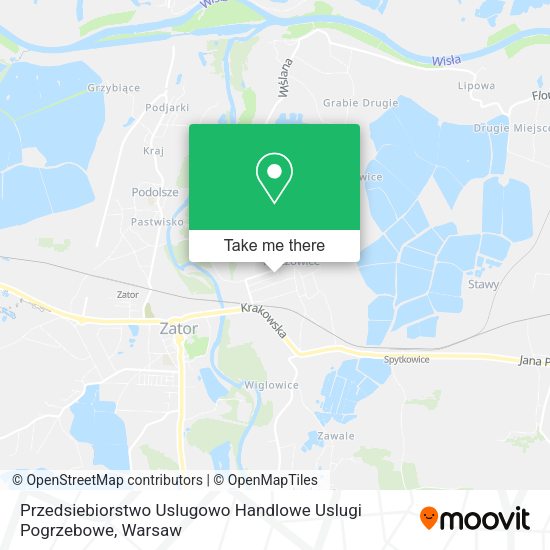 Przedsiebiorstwo Uslugowo Handlowe Uslugi Pogrzebowe map