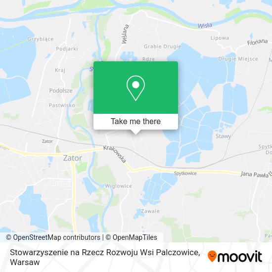 Stowarzyszenie na Rzecz Rozwoju Wsi Palczowice map