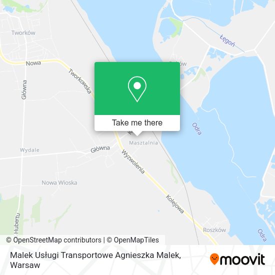 Карта Malek Usługi Transportowe Agnieszka Malek