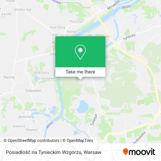 Posiadłość na Tynieckim Wzgórzu map