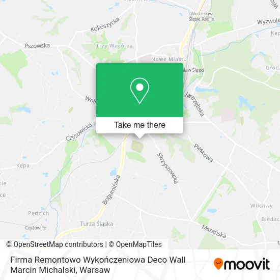 Карта Firma Remontowo Wykończeniowa Deco Wall Marcin Michalski