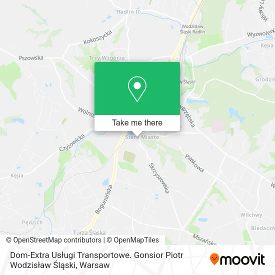 Карта Dom-Extra Usługi Transportowe. Gonsior Piotr Wodzisław Śląski
