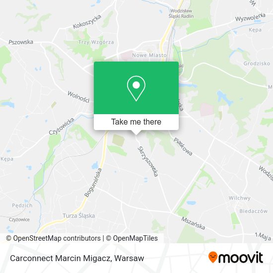 Carconnect Marcin Migacz map