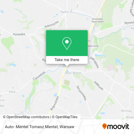 Карта Auto- Mentel Tomasz Mentel