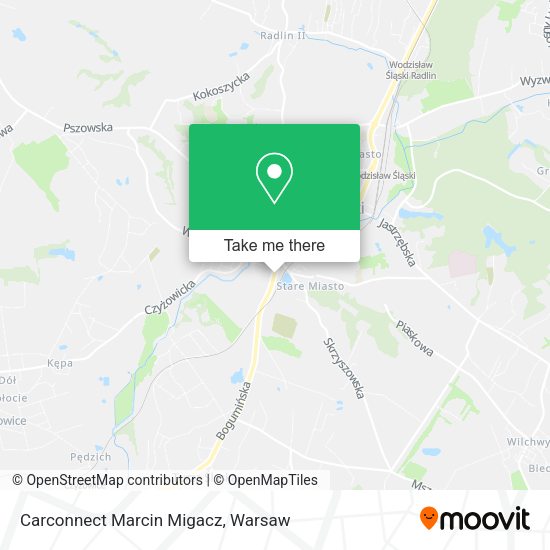 Carconnect Marcin Migacz map