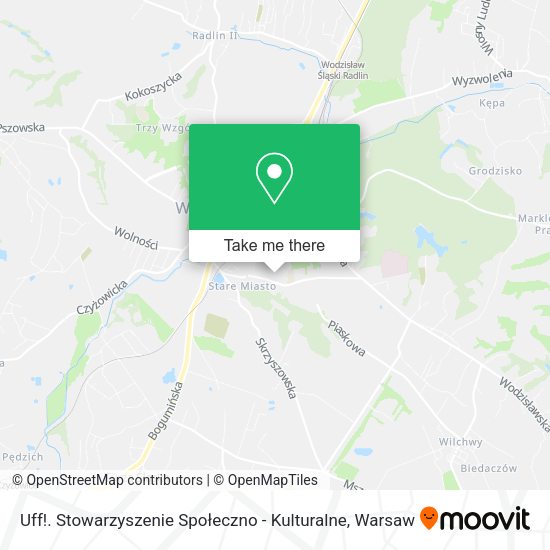 Uff!. Stowarzyszenie Społeczno - Kulturalne map