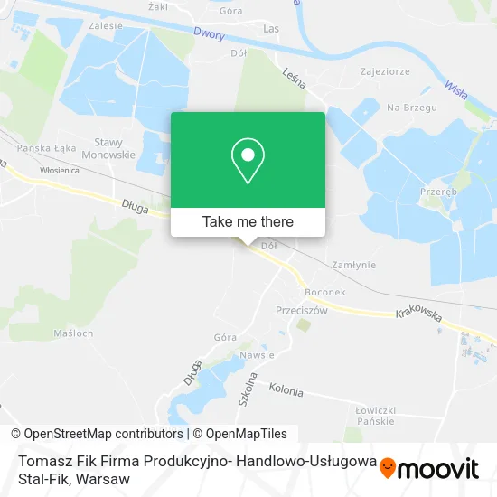 Tomasz Fik Firma Produkcyjno- Handlowo-Usługowa Stal-Fik map