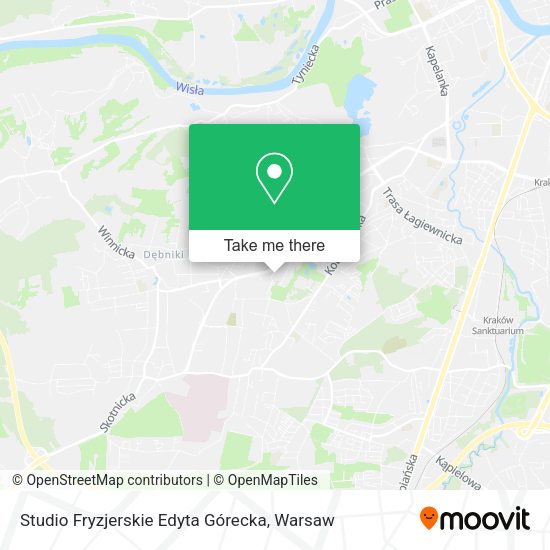 Studio Fryzjerskie Edyta Górecka map