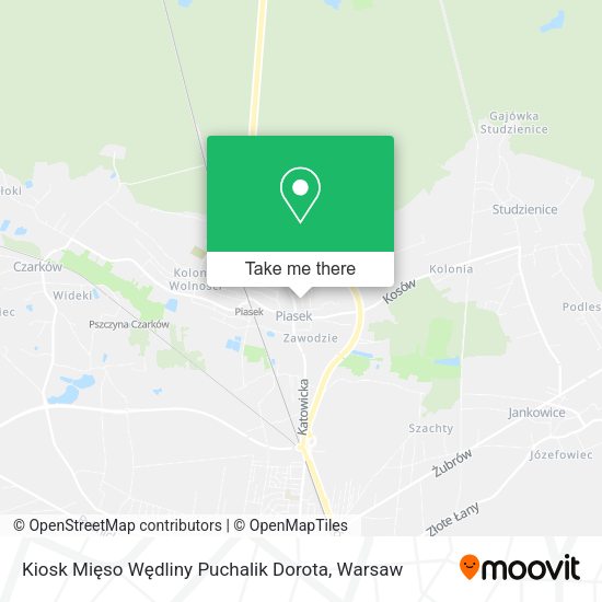 Kiosk Mięso Wędliny Puchalik Dorota map