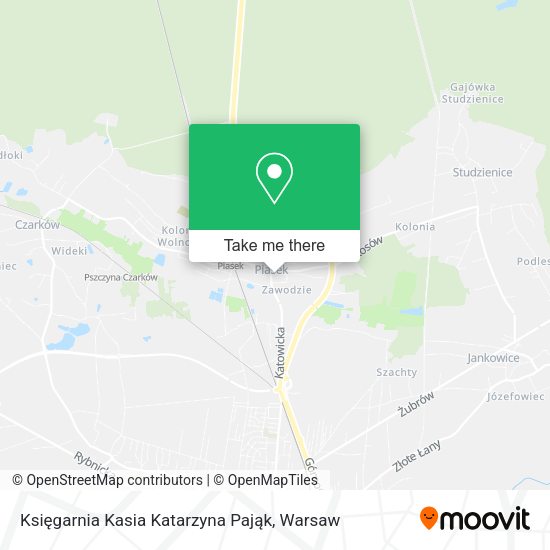 Księgarnia Kasia Katarzyna Pająk map