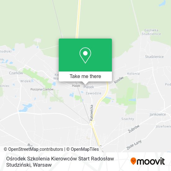 Ośrodek Szkolenia Kierowców Start Radosław Studziński map