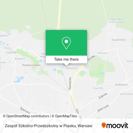 Zespół Szkolno-Przedszkolny w Piasku map