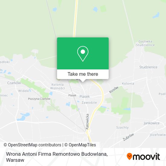 Wrona Antoni Firma Remontowo Budowlana map