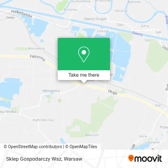 Карта Sklep Gospodarczy Wsz
