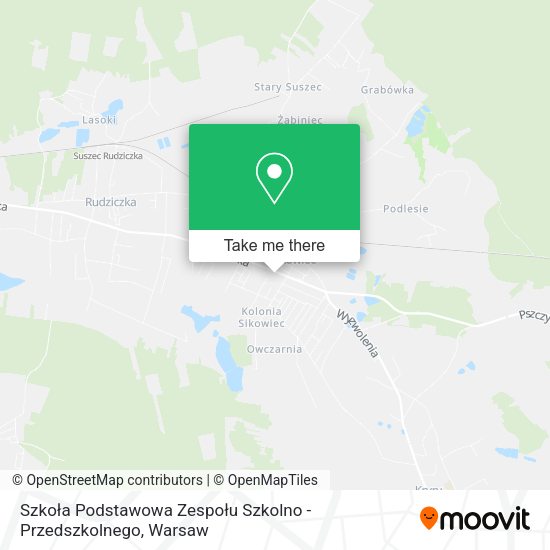 Szkoła Podstawowa Zespołu Szkolno - Przedszkolnego map