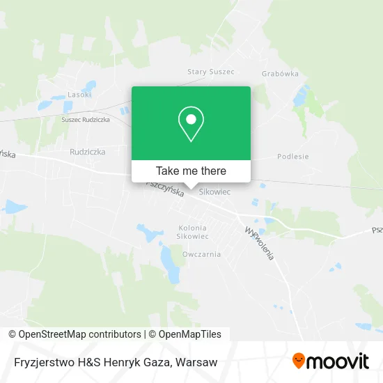 Карта Fryzjerstwo H&S Henryk Gaza