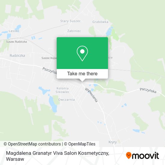 Magdalena Granatyr Viva Salon Kosmetyczny map