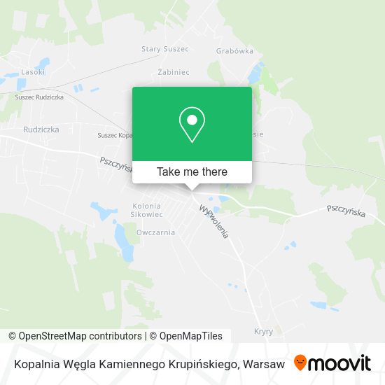 Kopalnia Węgla Kamiennego Krupińskiego map