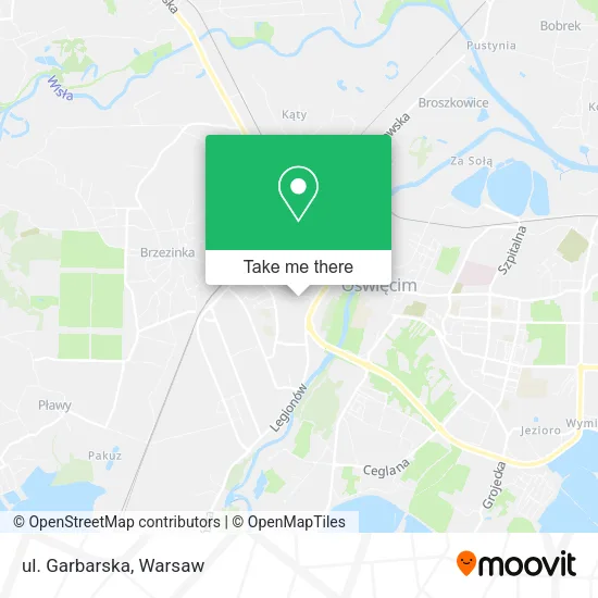 Карта ul. Garbarska