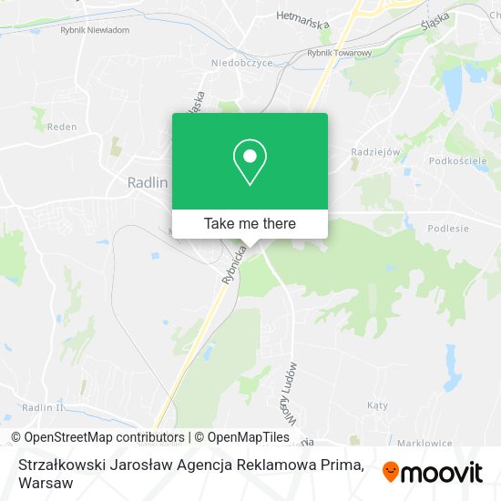 Strzałkowski Jarosław Agencja Reklamowa Prima map