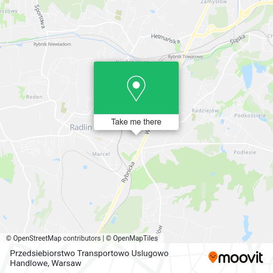 Przedsiebiorstwo Transportowo Uslugowo Handlowe map