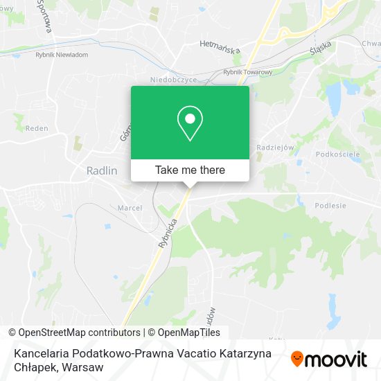 Kancelaria Podatkowo-Prawna Vacatio Katarzyna Chłapek map