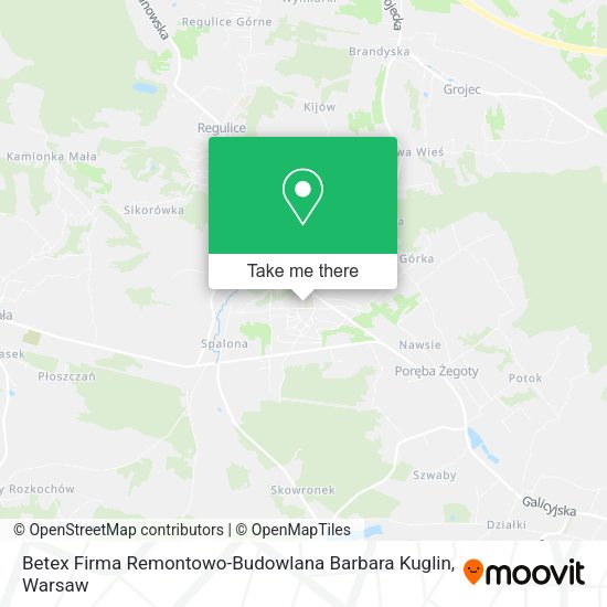 Betex Firma Remontowo-Budowlana Barbara Kuglin map