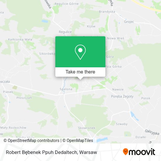 Robert Bębenek Ppuh Dedaltech map