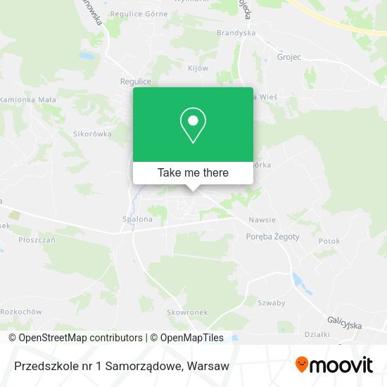 Przedszkole nr 1 Samorządowe map