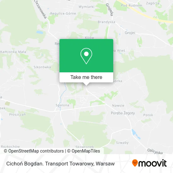 Карта Cichoń Bogdan. Transport Towarowy