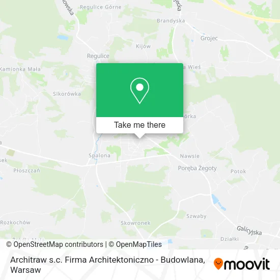 Architraw s.c. Firma Architektoniczno - Budowlana map
