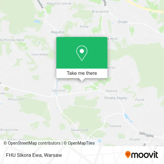 Карта FHU Sikora Ewa