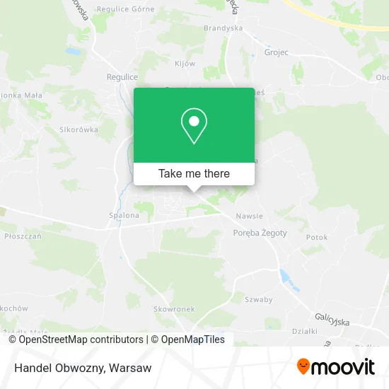 Карта Handel Obwozny