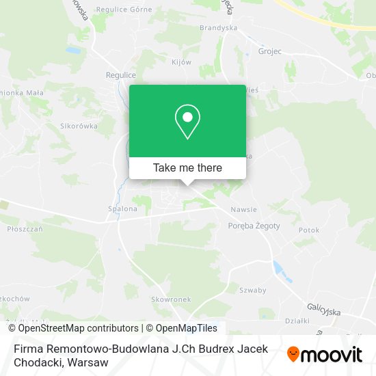 Firma Remontowo-Budowlana J.Ch Budrex Jacek Chodacki map