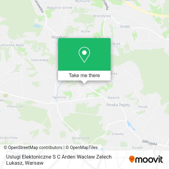 Uslugi Elektoniczne S C Arden Waclaw Zelech Lukasz map