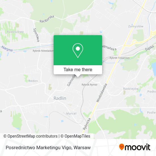 Posrednictwo Marketingu Vigo map