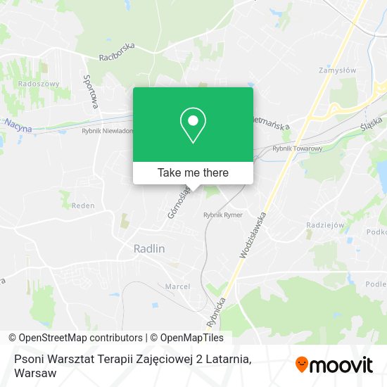 Psoni Warsztat Terapii Zajęciowej 2 Latarnia map