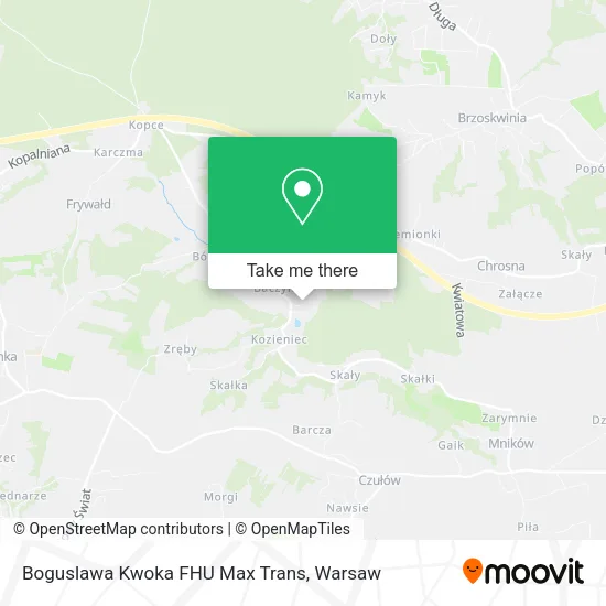Карта Boguslawa Kwoka FHU Max Trans