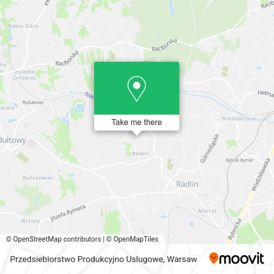 Przedsiebiorstwo Produkcyjno Uslugowe map