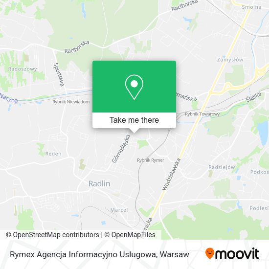 Rymex Agencja Informacyjno Uslugowa map