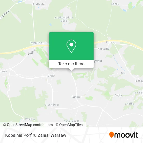 Карта Kopalnia Porfiru Zalas