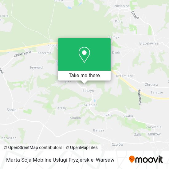 Marta Soja Mobilne Usługi Fryzjerskie map