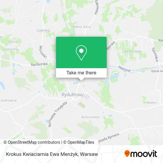 Krokus Kwiaciarnia Ewa Menżyk map