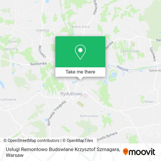 Usługi Remontowo Budowlane Krzysztof Szmagara map