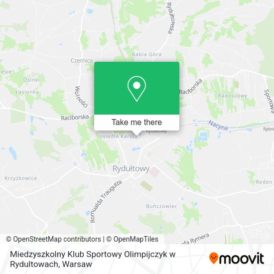 Miedzyszkolny Klub Sportowy Olimpijczyk w Rydultowach map