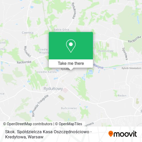 Skok. Spółdzielcza Kasa Oszczędnościowo - Kredytowa map